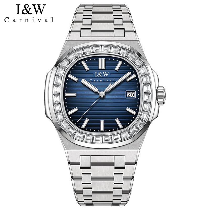 Đồng Hồ I&W Carnival IW721G Dây Thép Máy Cơ Seiko