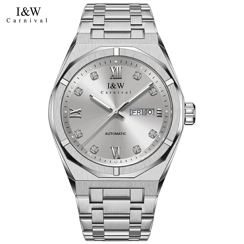 Đồng Hồ Nam I&W Carnival IW751 Máy Cơ Kính Sapphire