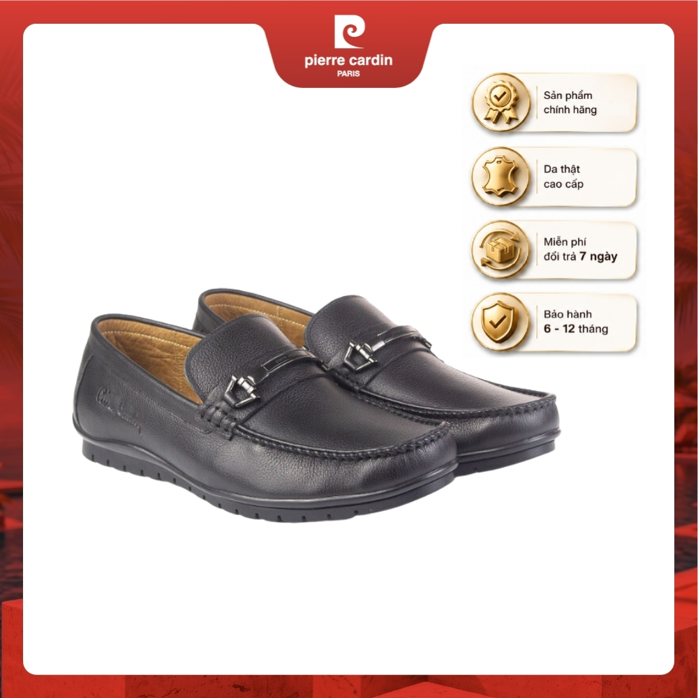 Giày Lười Pierre Cardin Da Bò Cao Cấp - Mã 785