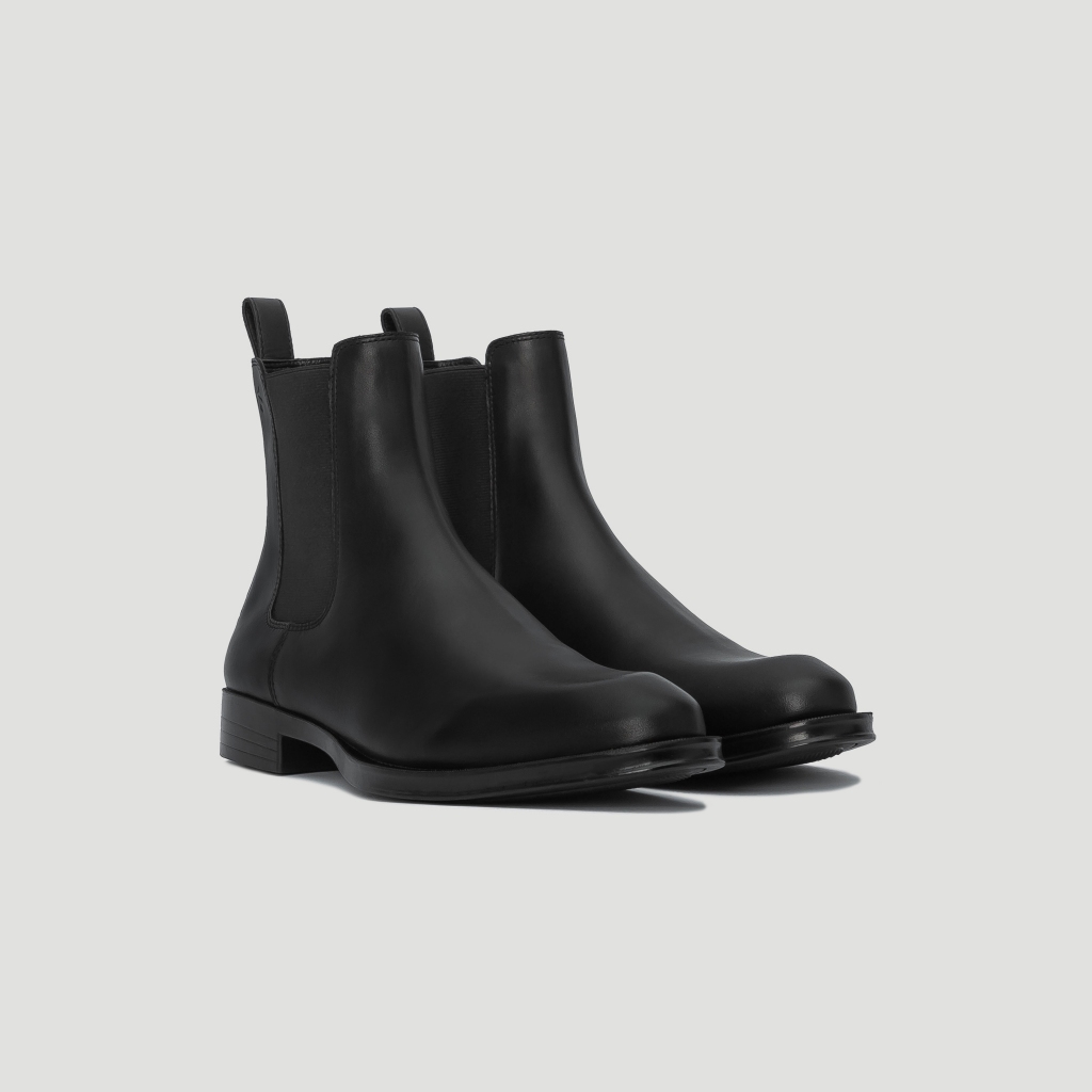 Giày Boot Nam Chelsea Boot The Gent Wolf Da Bò Thật - Màu Đen