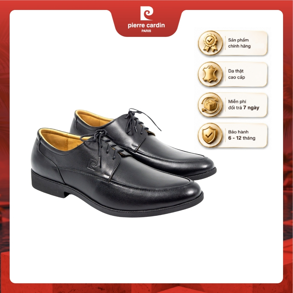 Giày Tây Nam Derby Pierre Cardin Da Bò Thật Sang Trọng - Mã 738