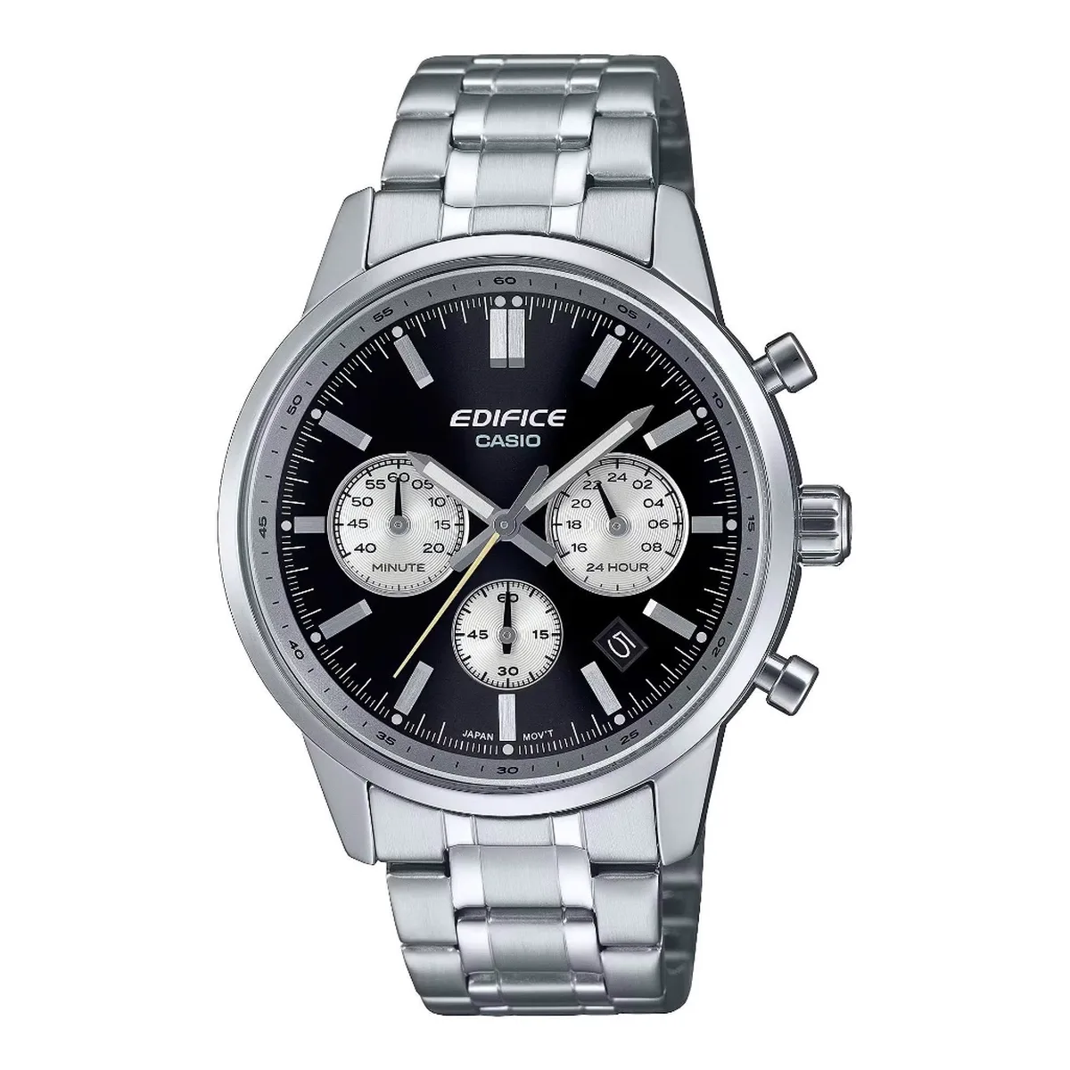Casio Edifice EFR-575D-1ADF: Review mặt đen dây bạc bán chạy