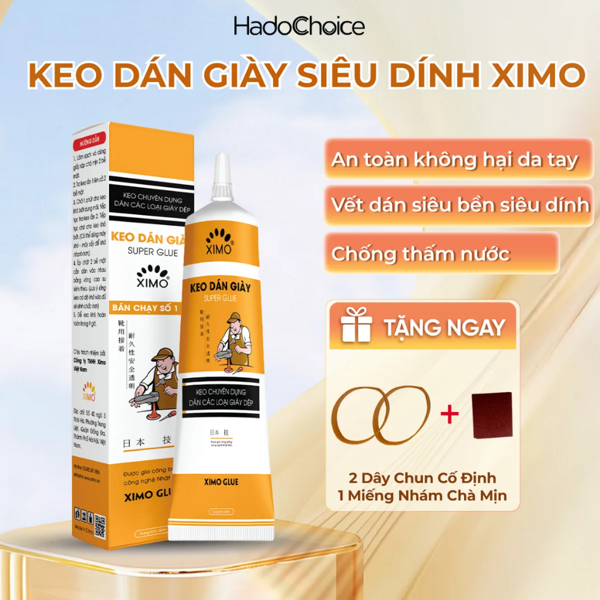 Keo Dán Giày Dép XIMO: Vật Dụng Nhỏ Nên Có Sẵn Trong Nhà