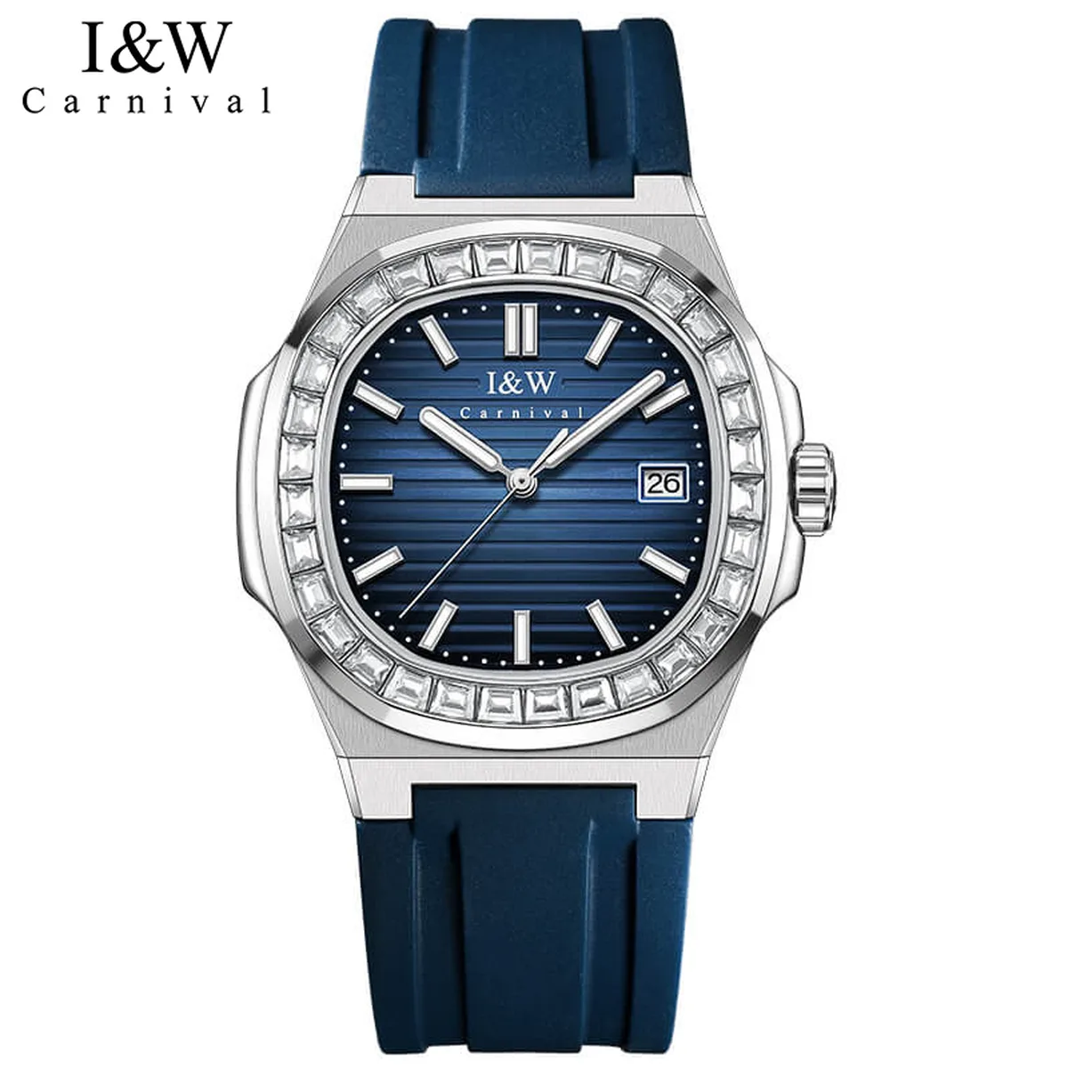 Review I&W Carnival IW721 Dây Cao Su: Máy Cơ Seiko Đeo Cả Ngày?