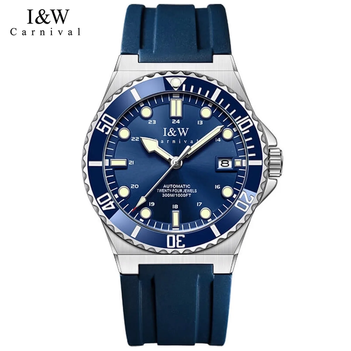 Review Đồng Hồ I&W Carnival IW726 Dây Cao Su: Chống Nước 200m?