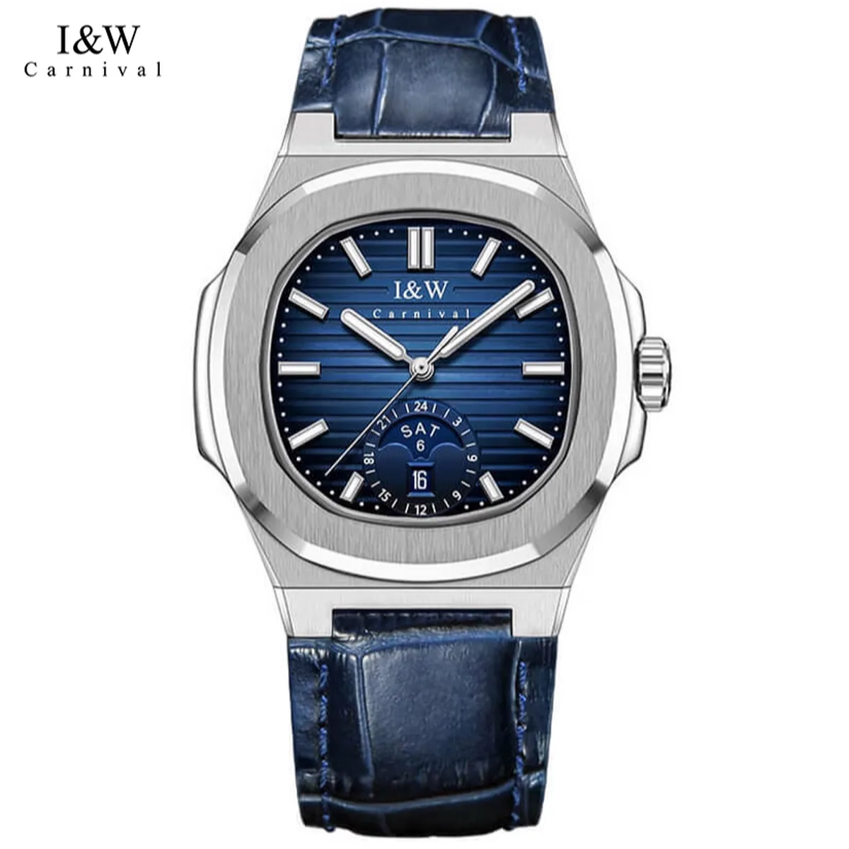 Review Đồng Hồ I&W Carnival IW735 Dây Da: Sapphire Đáng Tiền?