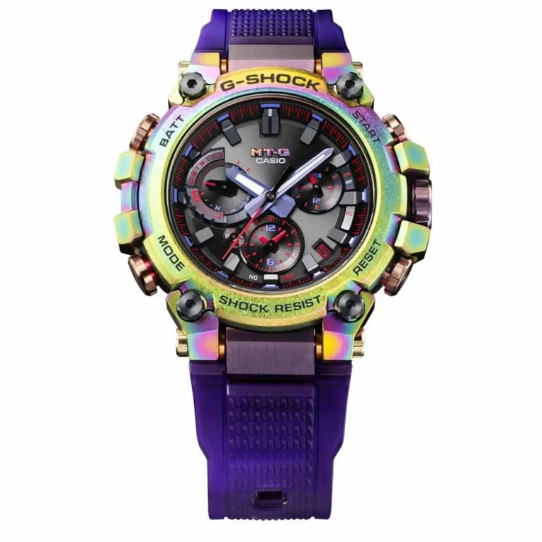 Đồng hồ G-Shock MTG-B3000PRB-1A: Một tác phẩm nghệ thuật đầy màu sắc
