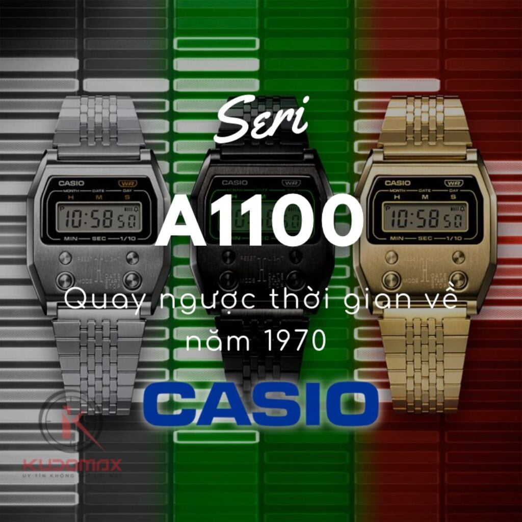 Casio quay trở lại thập kỷ 1970 với sự hồi sinh của dòng 52QS-14B: Series A1100