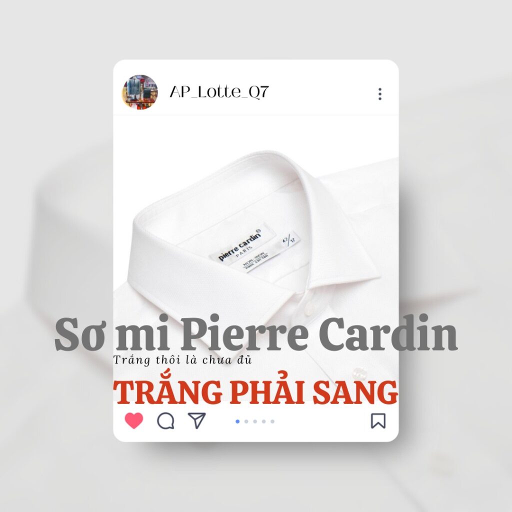 Áo sơ mi Pierre Cardin Sự lựa chọn hoàn hảo cho phái mạnh