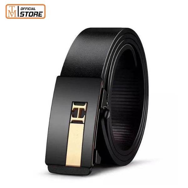 Thắt Lưng Nam Da Cao Cấp TL58 Khóa Kim Loại Tự Động (Siêu Thị TOP Mart)