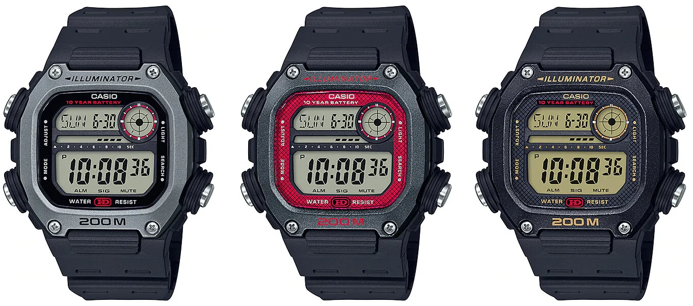 mẫu đồng hồ Casio DW-291H