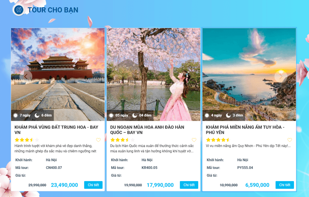 2. Các Gói Du Lịch Nổi Bật Của TransViet Travel