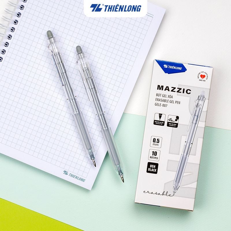 Bút Gel Thiên Long - Giải Pháp Viết Mượt Mà và Tiện Lợi Cho Mọi Lứa Tuổi Bút Gel Thiên Long - Giải Pháp Viết Mượt Mà và Tiện Lợi Cho Mọi Lứa Tuổi